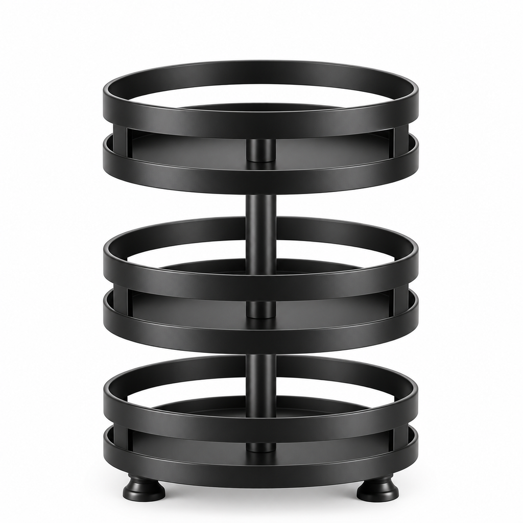 Rotating Spice Rack – 360° Countertop Organizer
