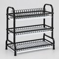 3-Tier Dish Drying Rack – Metal Kitchen Countertop Organizer