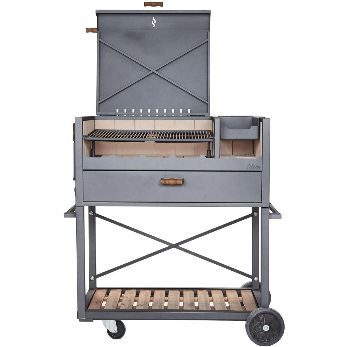 Nuke Delta02  Authentic Argentinian-Style Outdoor Cooking Charcoal Grill, 40"