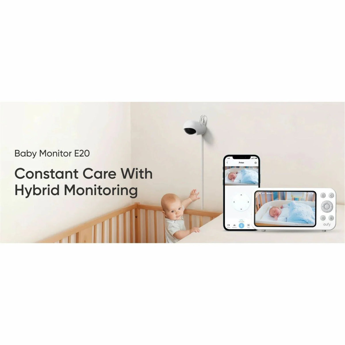 Eufy Baby Monitor E20 with 2K Camera