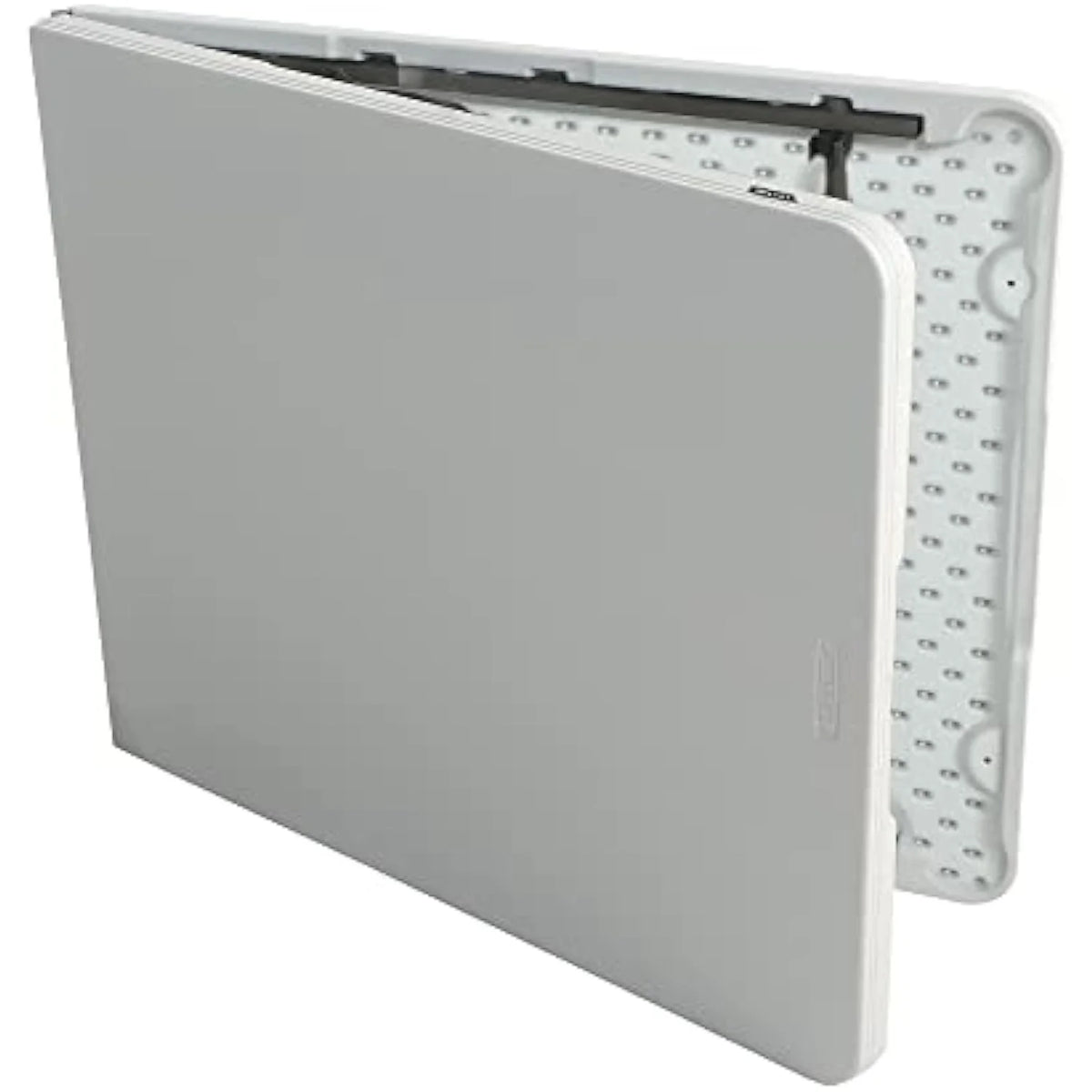 Lifetime Essential 6 Ft. x 30 In. White Granite Fold-In-Half Table 80333