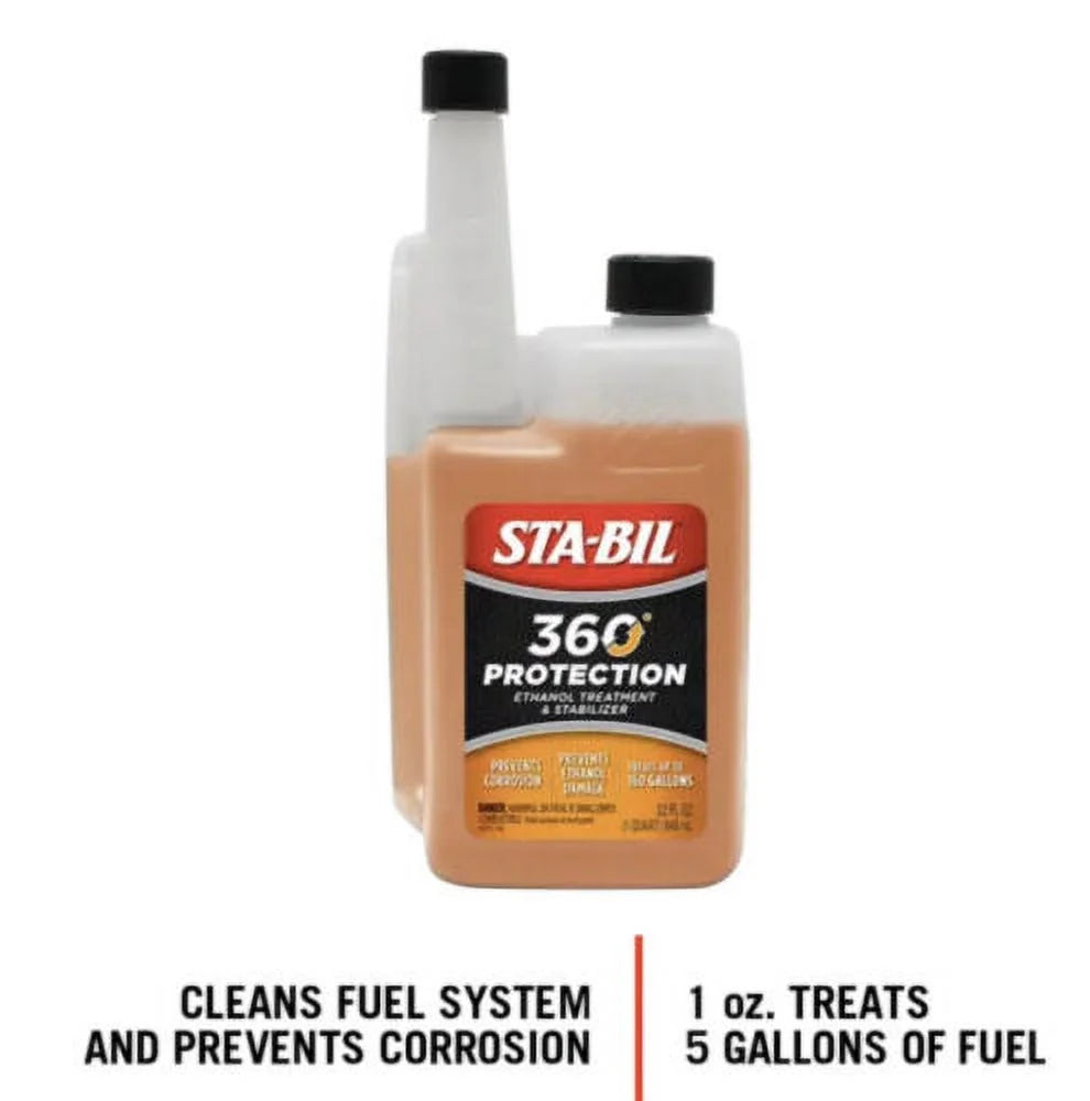 STA-BIL 22275 360 Protection Ethanol Treatment & Fuel Stabilizer 32oz - 6 PACK