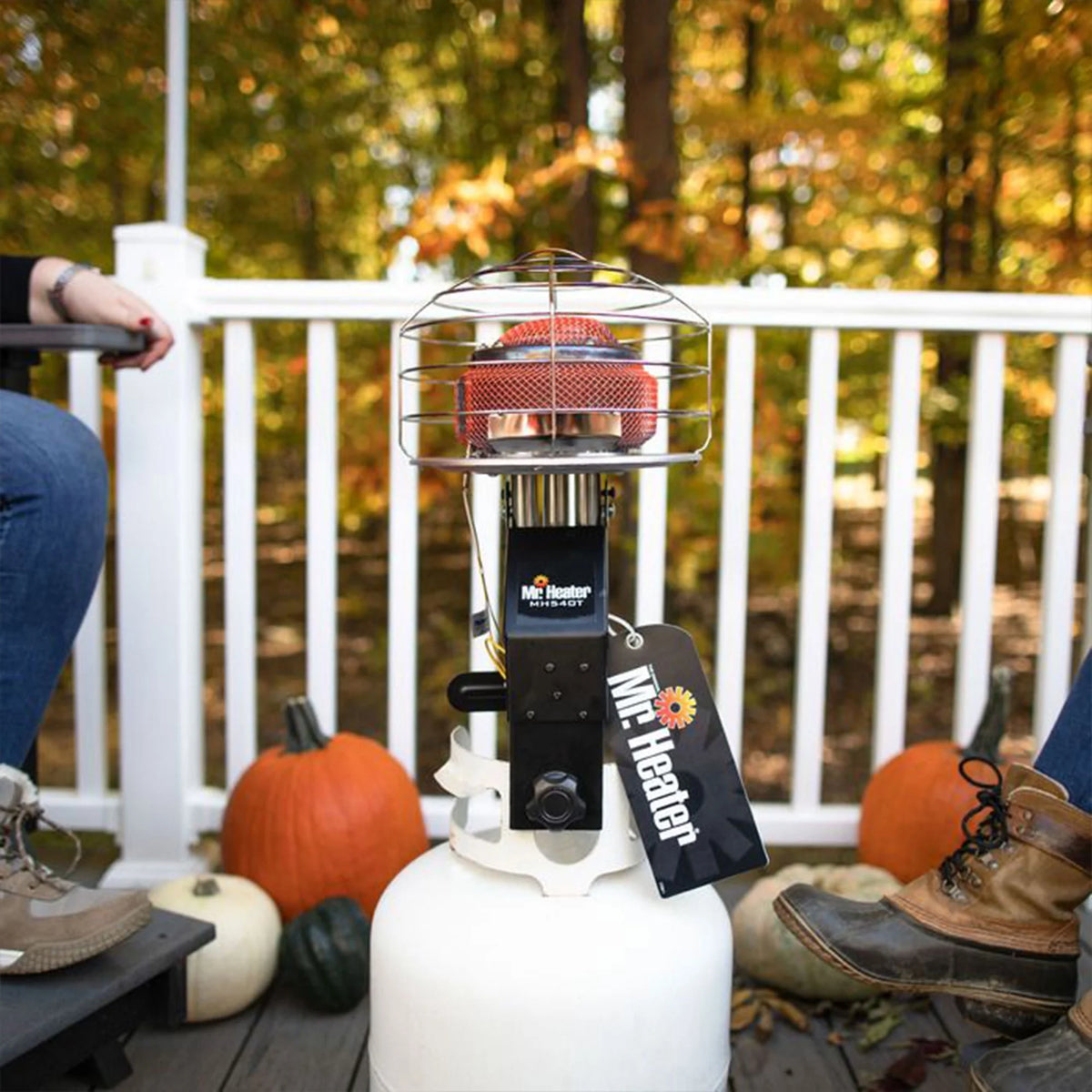 Mr. Heater Brand 45,000 BTU 540 Degree Outdoor Safety Propane Tank Top Space Heater