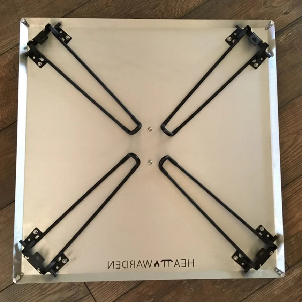 Heat Warden Fire Pit Heat Deflector in Stainless Steel