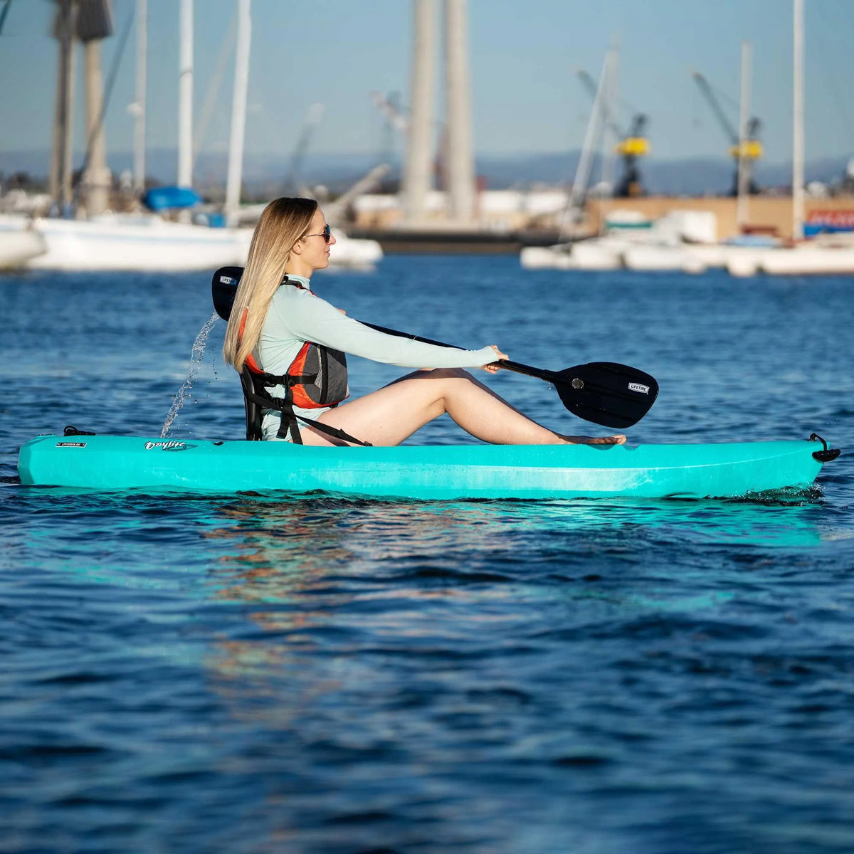 Lifetime Daylite 8 ft Sit-on-Top Kayak, Red (90775)