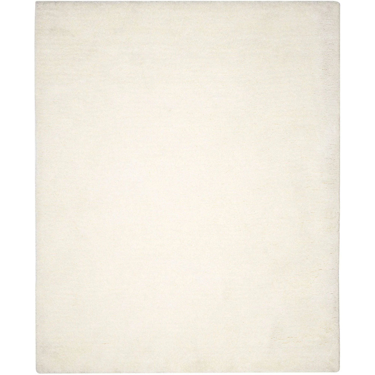 SAFAVIEH Ultimate Atanas Solid Plush Polyester Shag Area Rug, Silver, 4' x 6'