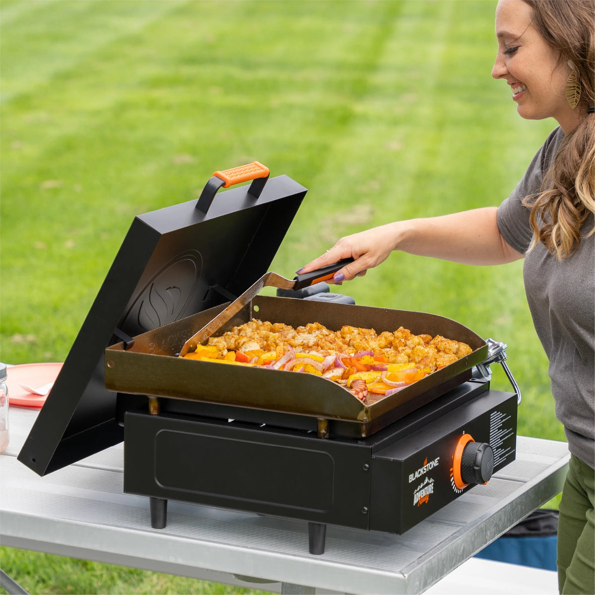 Blackstone Adventure Ready 17�� Propane Griddle with Hard Cover