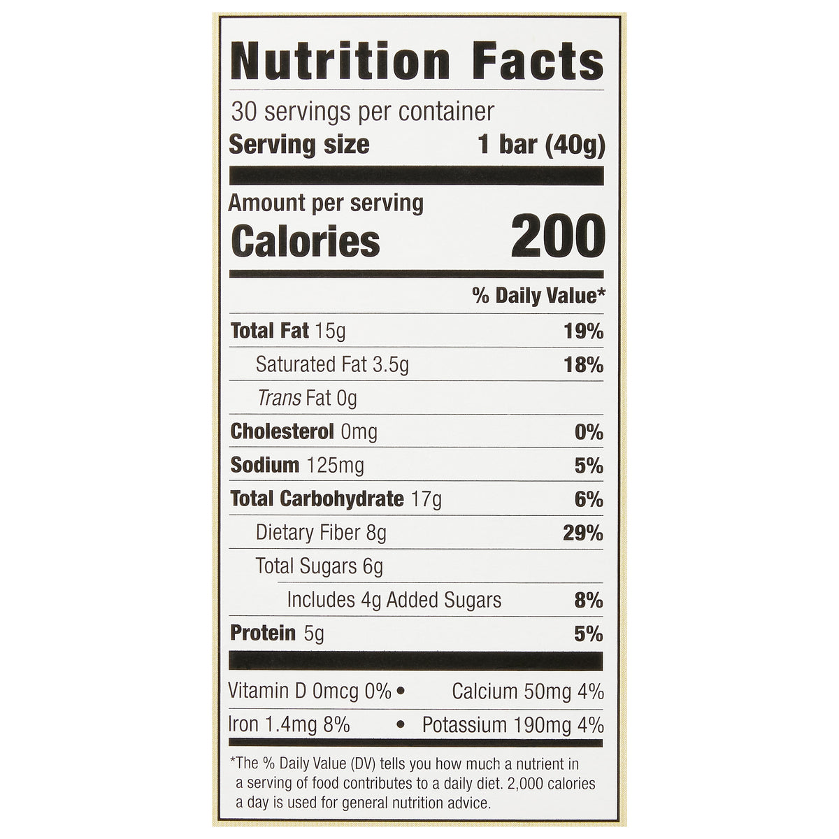 Kirkland Signature Nut Bars, 1.41 oz, 30-count