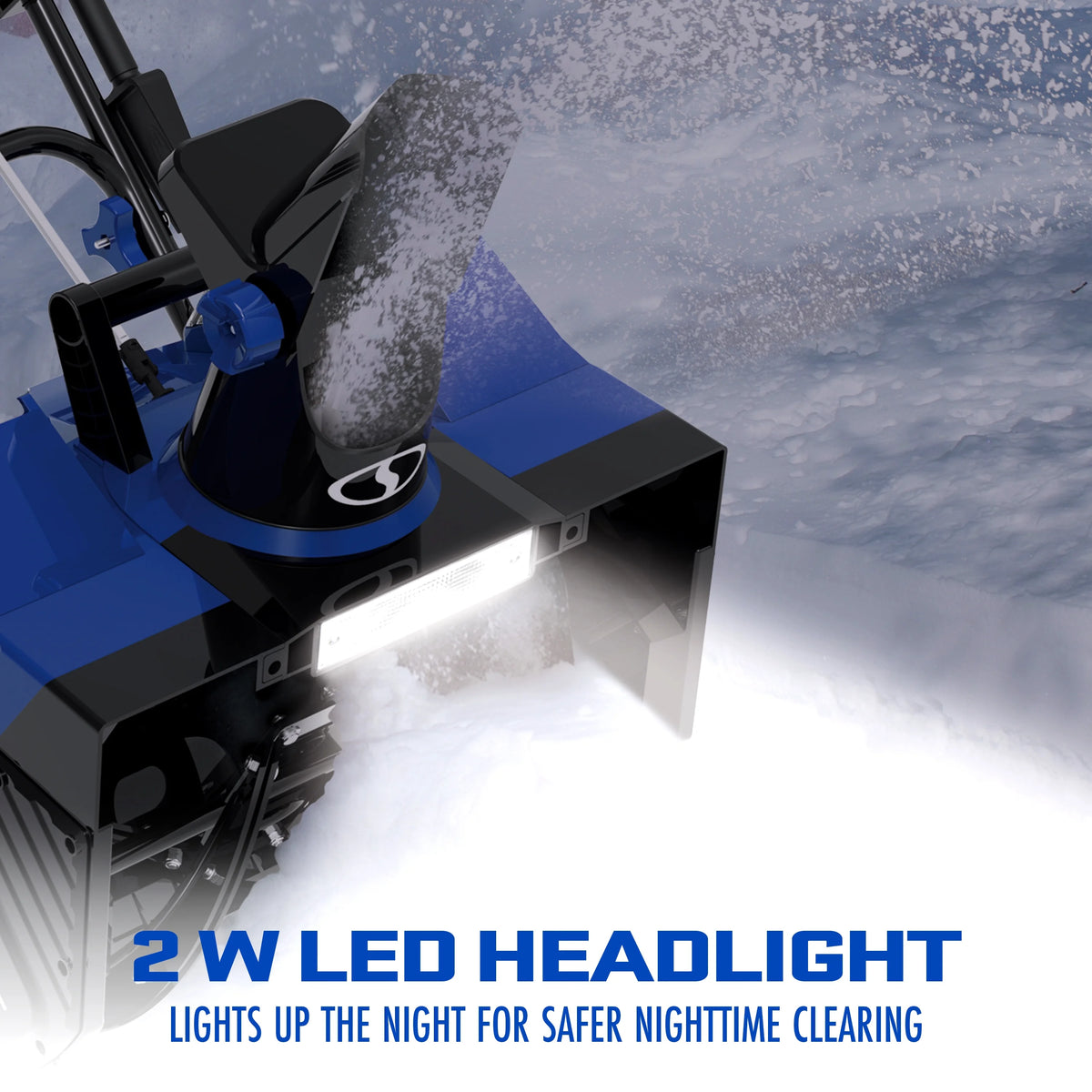 Snow Joe Snow Blower IONMAX, Cordless Electric Kit with LED Light, 24V-X2-SB18-TV1