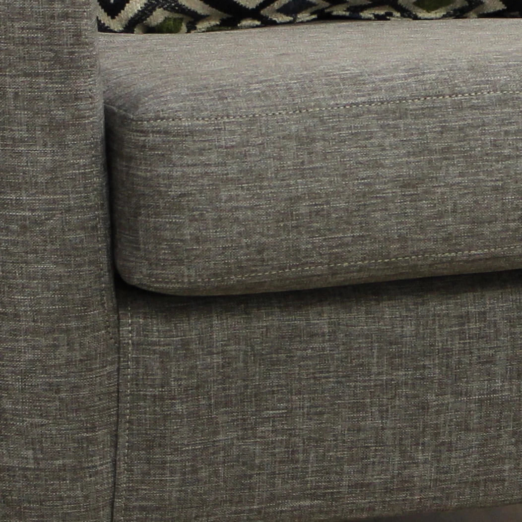Emma Arm Chair - Leatherette Walnut