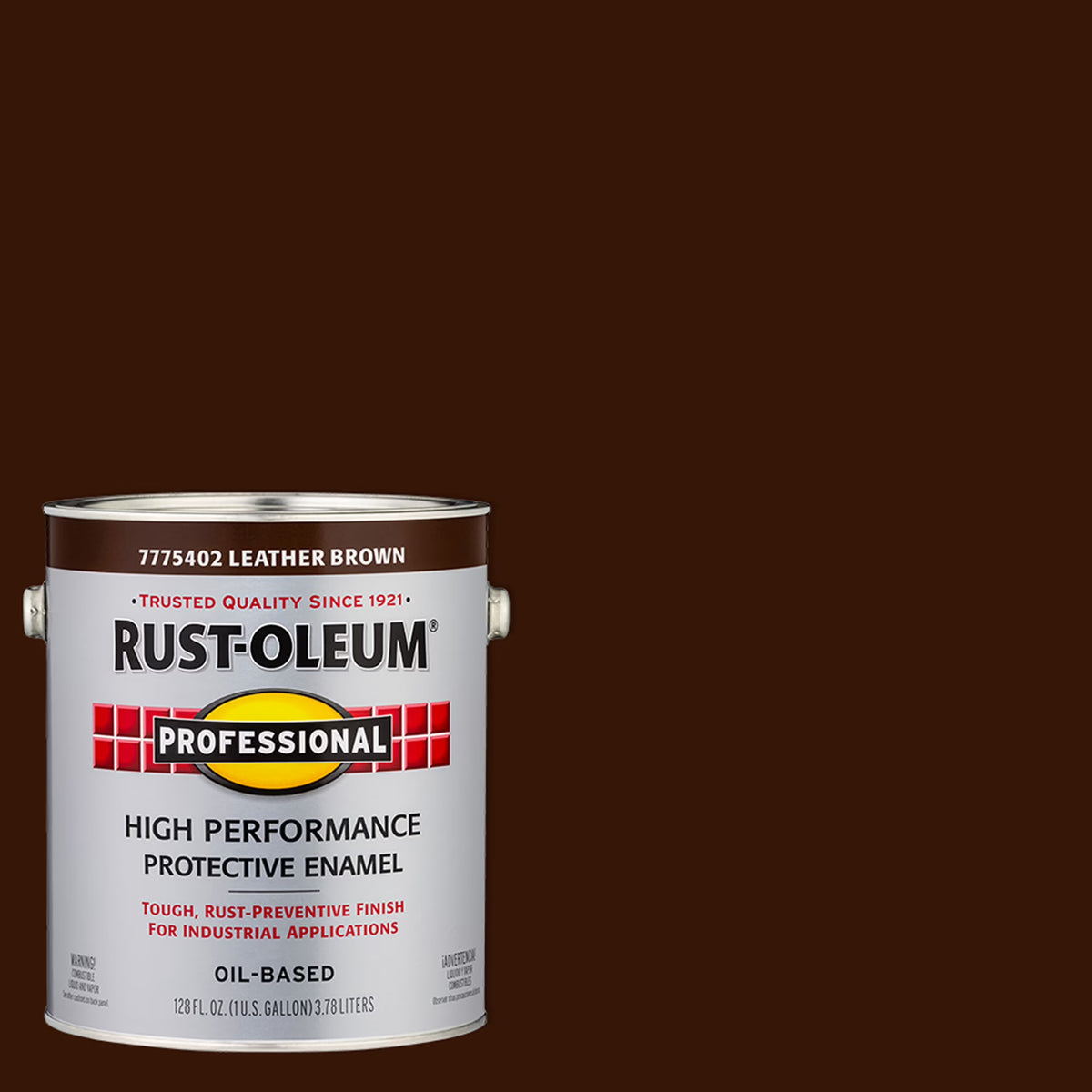 2 Pack, Leather Brown, Rust-Oleum Professional High Performance Gloss Protective Enamel Paint- Gallon