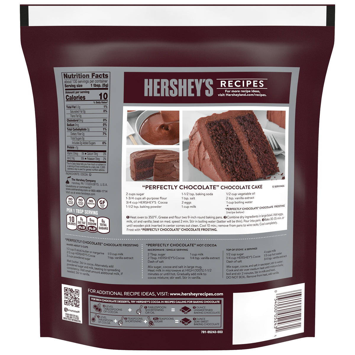 Hershey's Unsweetened Cocoa, 23 oz