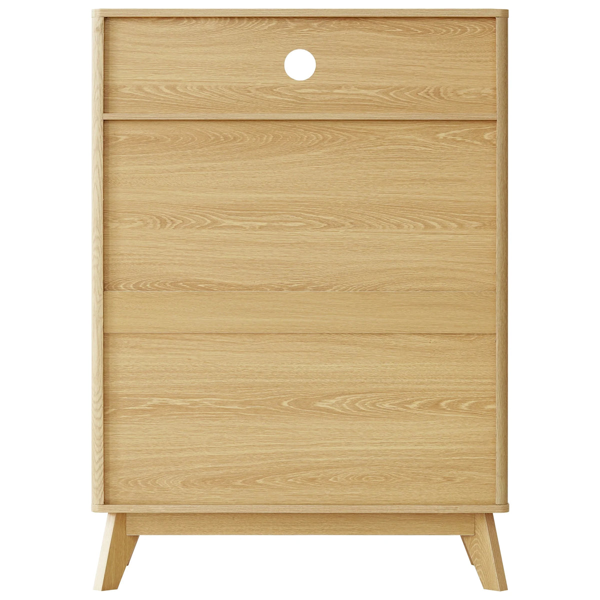 Dresser 4 Drawer Tall Chest of Drawers for Bedroom, Vintage Style Furniture for Closet, Nightstand, 43.63'' H X 31.5' W X 15.35'' D