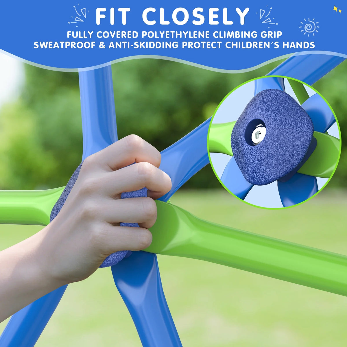 WOSTOO 10FT Climbing Dome,Kids Dome Climber Jungle Gym Outdoor Toddler Play Set for Kids 3-10 Year Outdoor Play , Supports up to 880lbs