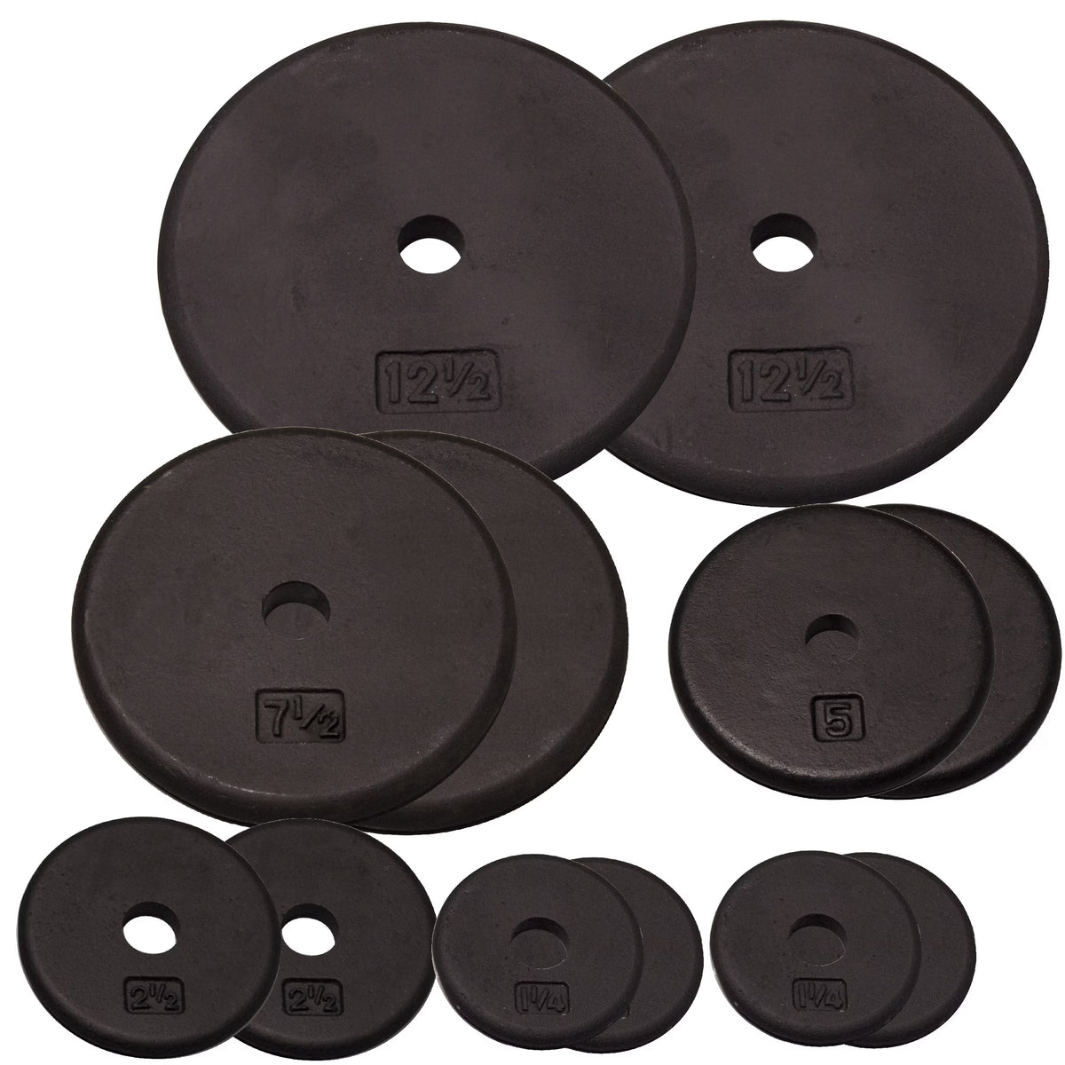 Body Solid RPBS60 Standard Weight Plate Set - 60 lbs