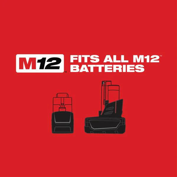 M12 FUEL 12V Brushless Cordless Stubby 3/8 in. Impact Wrench Kit with 3/8 in. Drive SAE/Metric Socket Set (43-Piece)