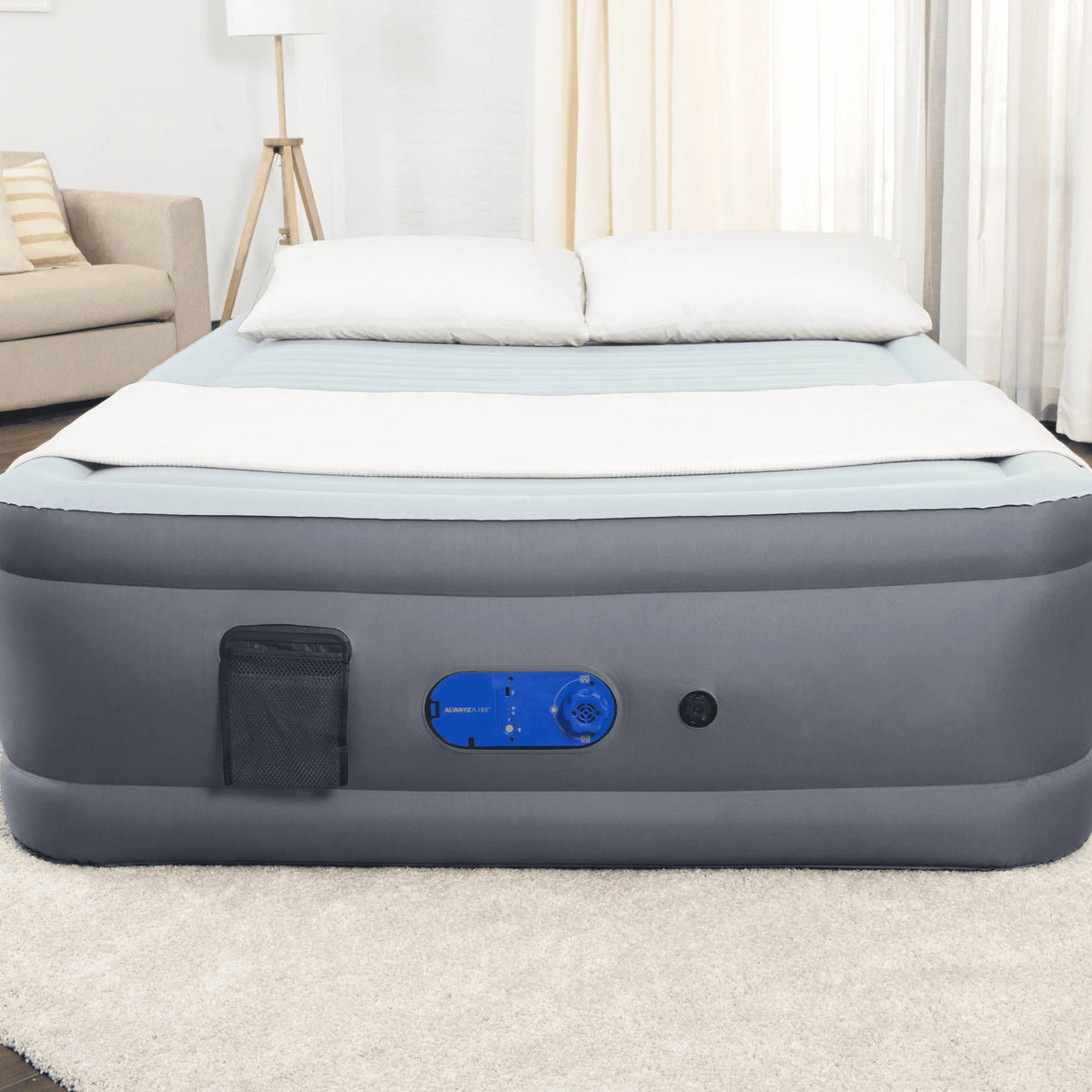 20" Queen Air Mattress with Built-in Pump