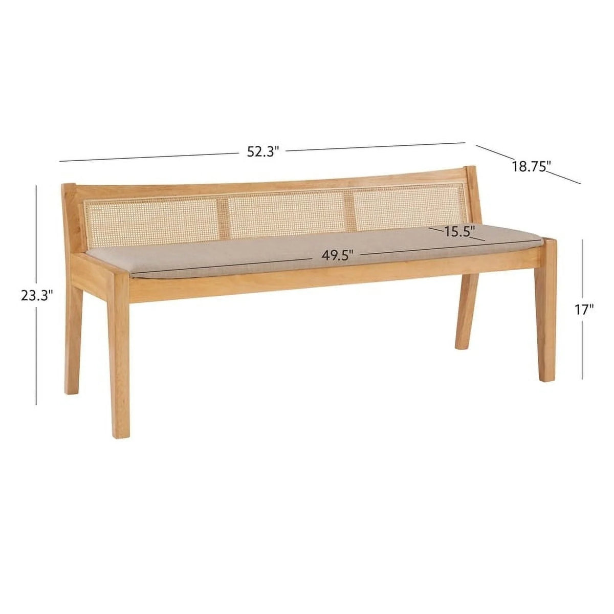 Powell Bench, Beige