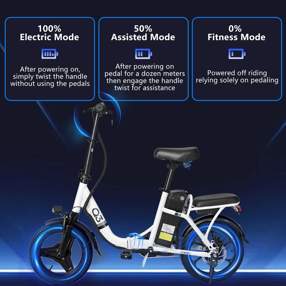 Bycyla Electric Bike for Adults,500W Brushless Motor Ebike with 12Ah Removable Battery,Multi-Shock Absorption,Commuter Electric Bicycle