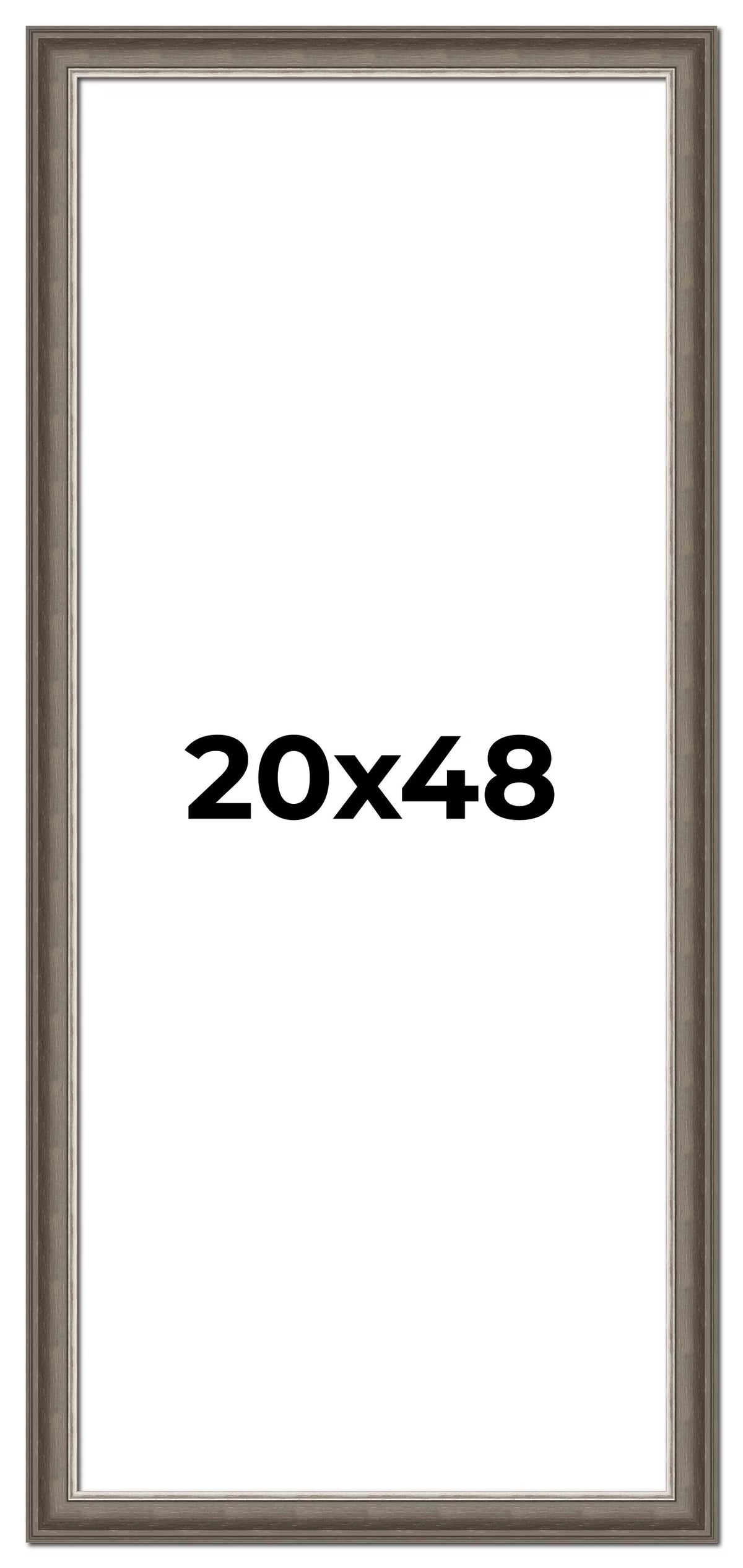 20x48 Frame Black Passaggi Solid Wood Picture Frame Width 1.5 Inches | Interior Depth 0.5 Inches |