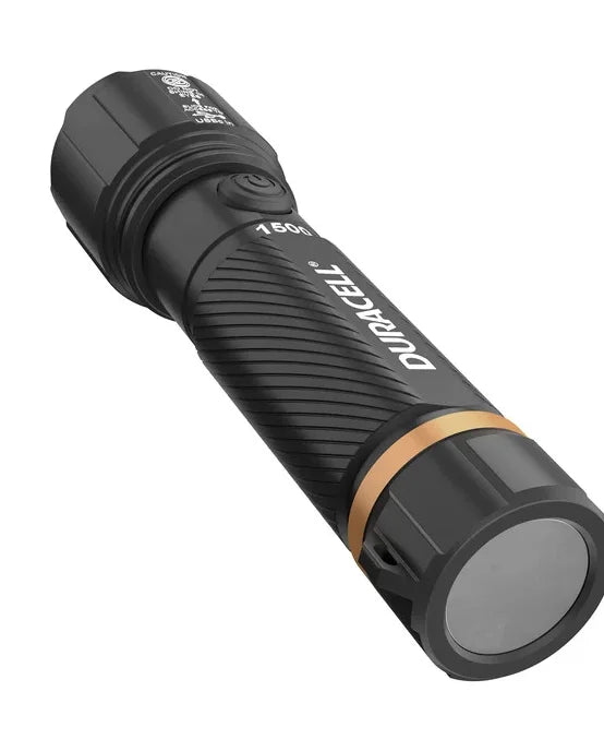 Duracell Hybrid Flashlight, 1500 Lumens, 4-count
