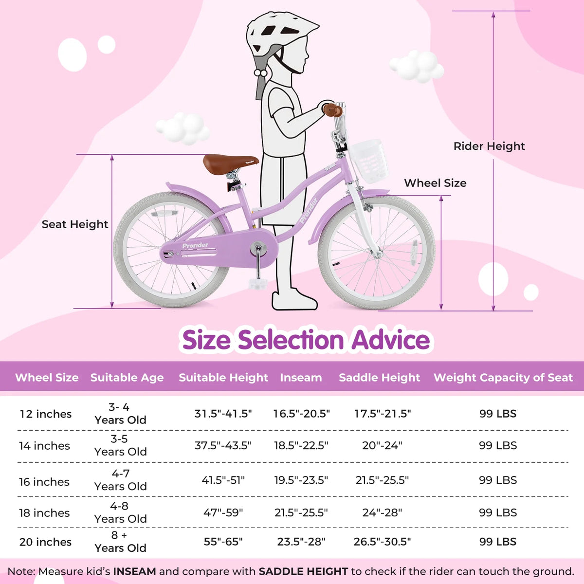 Costway 18'' Kids Bike Toddler Bicycle with Training Wheel Kickstand for 4-8 Years Old Pink