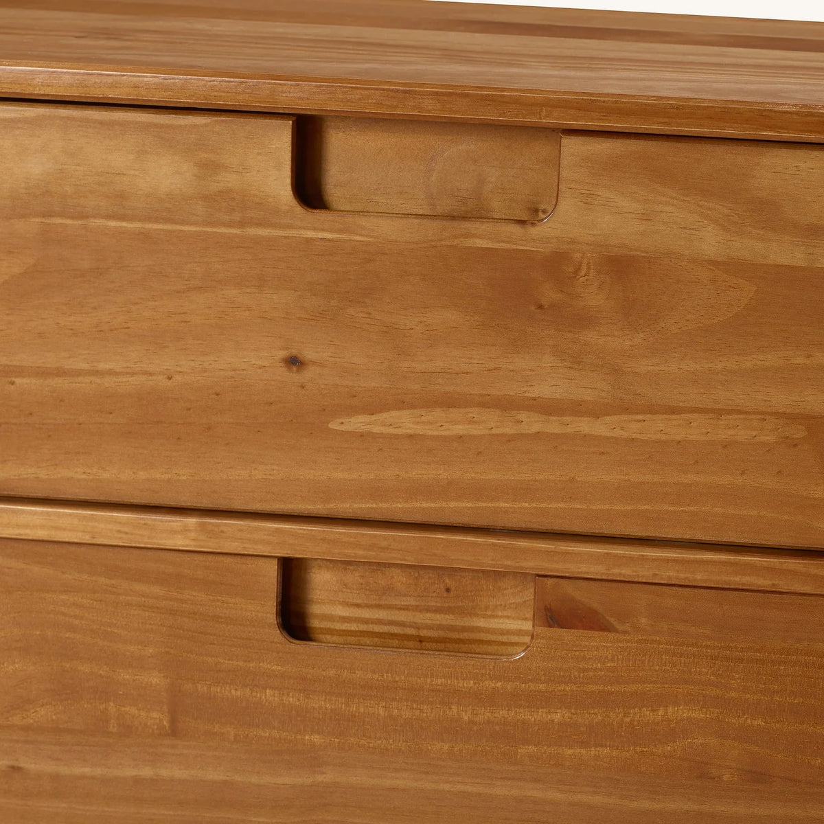 Walker Edison Sonoma 6-Drawer Solid Wood Caramel Dresser