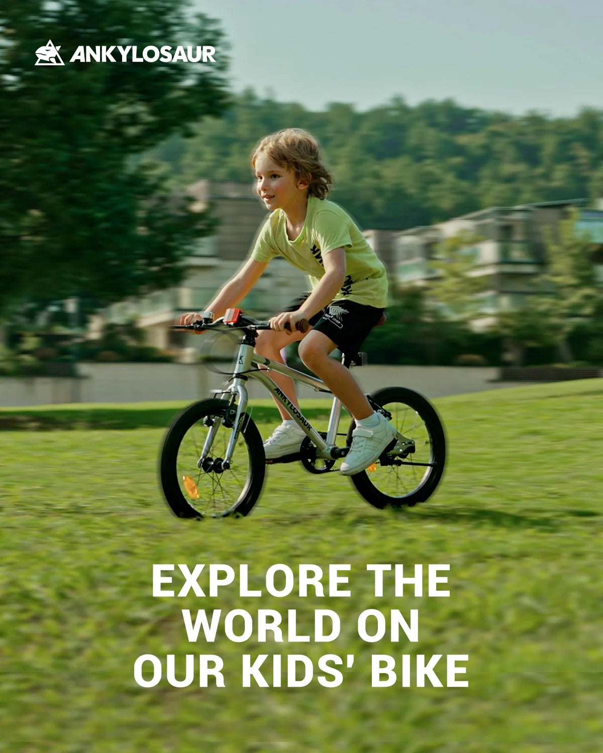 Lightweight 16" Kids Bike for Boys & Girls, Ages 4-12, with Unique Belt Drive