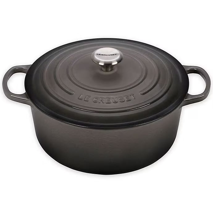 Le Creuset Enameled Cast Iron Signature Round Dutch Oven, 7.25 qt., Oyster