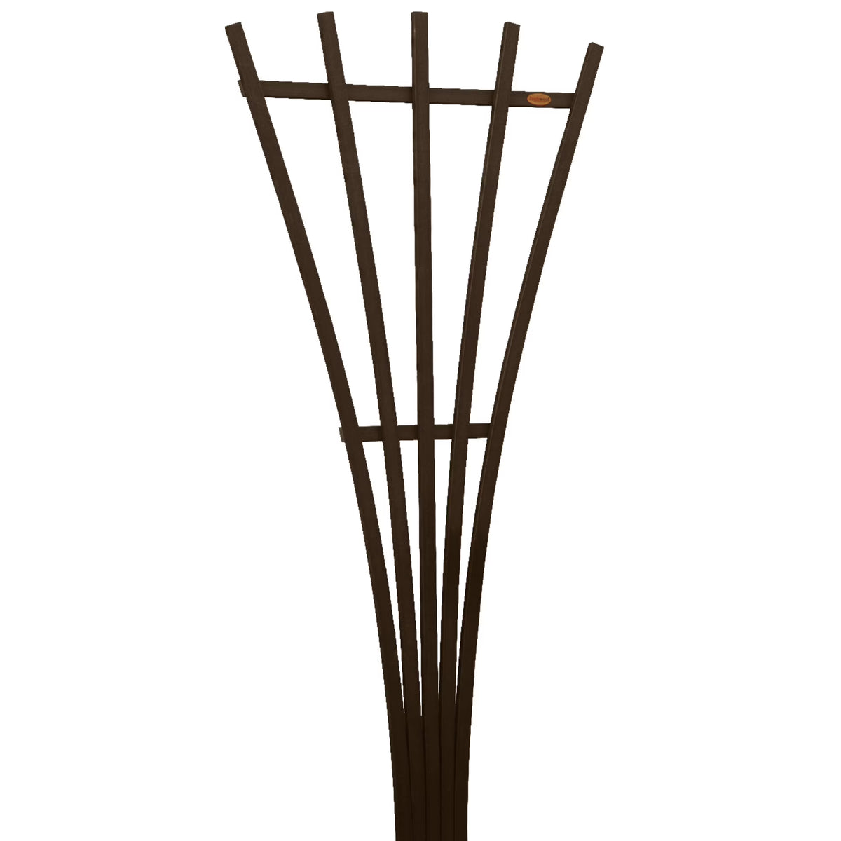 Highwood 6ft Traditional Fan Trellis - 30" L x 1.4" W x 72" H, Outdoor, Eco-friendly, Synthetic Wood
