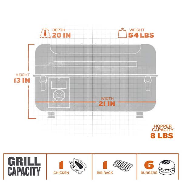 Ranger Pellet Grill and Smoker in Black