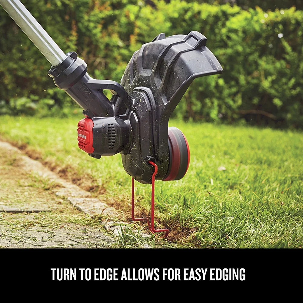 Restored Craftsman CMCST900D1R 20V WEEDWACKER Automatic Feed Lithium-Ion 13 in. Cordless String Trimmer/Edger Kit (2 Ah) (Refurbished)