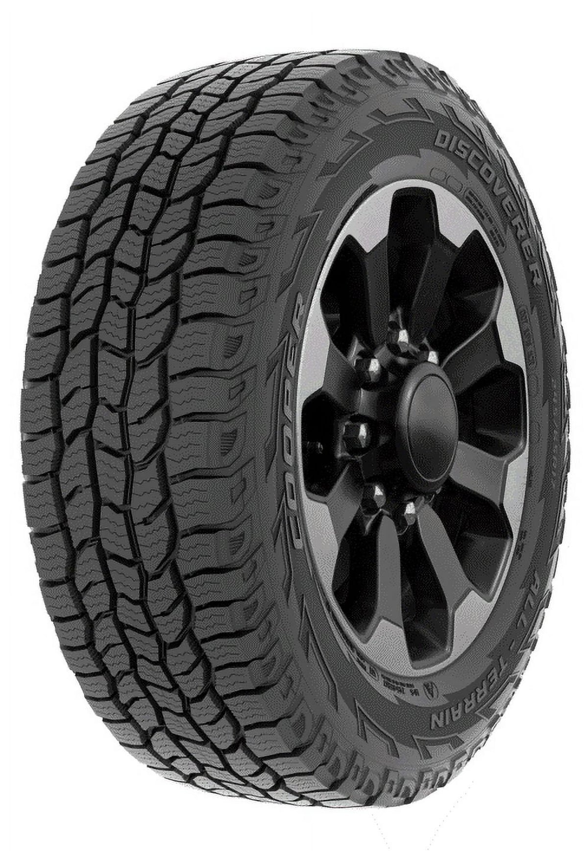 Cooper Discoverer All-Terrain 245/65R17 111T Light Truck & SUV Tire Fits: 2004 Jeep Grand Cherokee Overland, 2019 Jeep Cherokee Trailhawk Elite