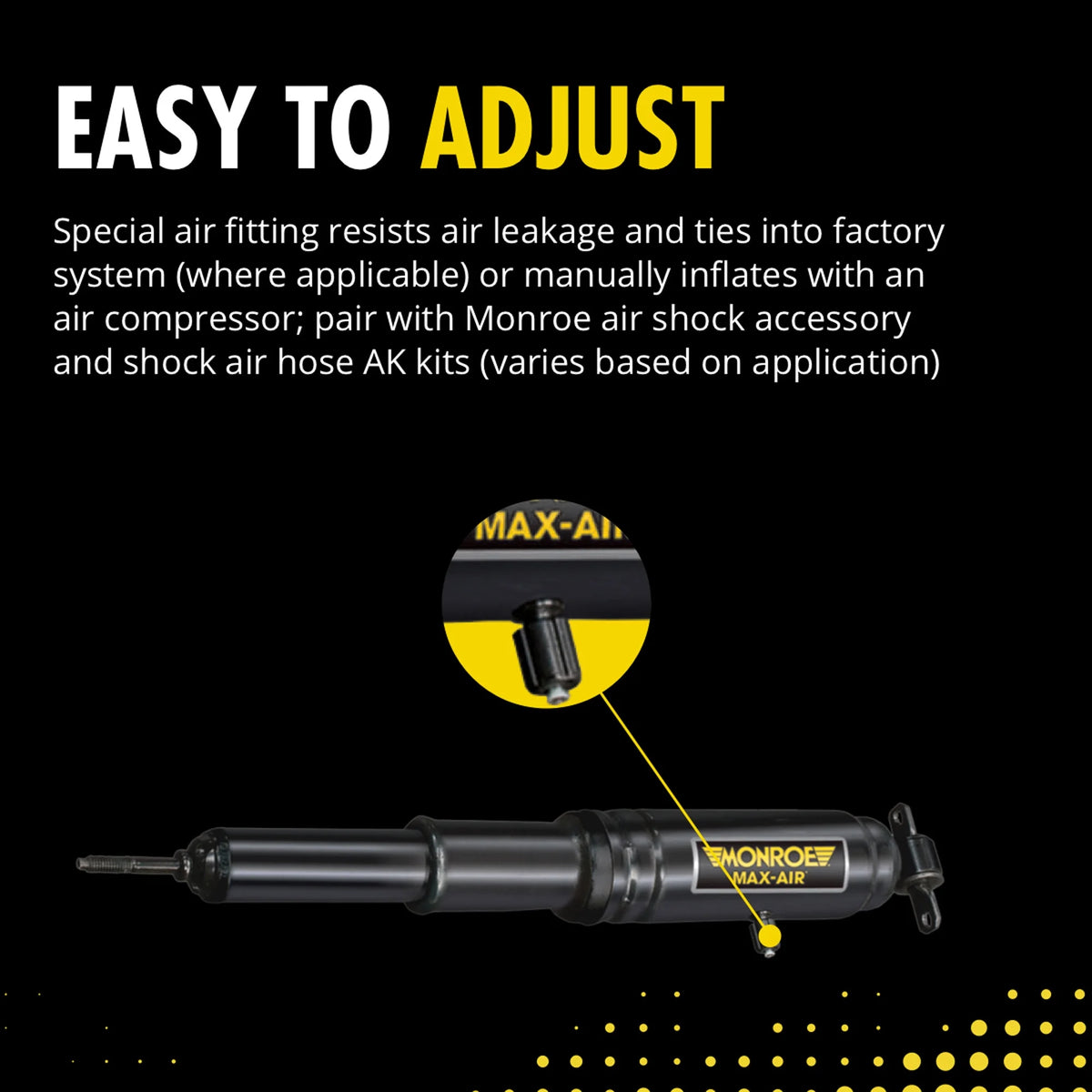 Monroe Shocks & Struts Max-Air MA837 Shock Absorber