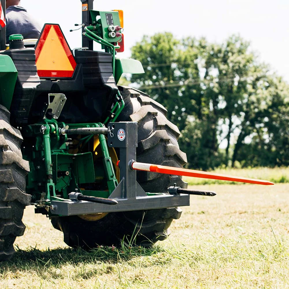 United Attachments 3 Point Category 1 Cat 2 Heavy Duty 43" Hay Bale Super Spear