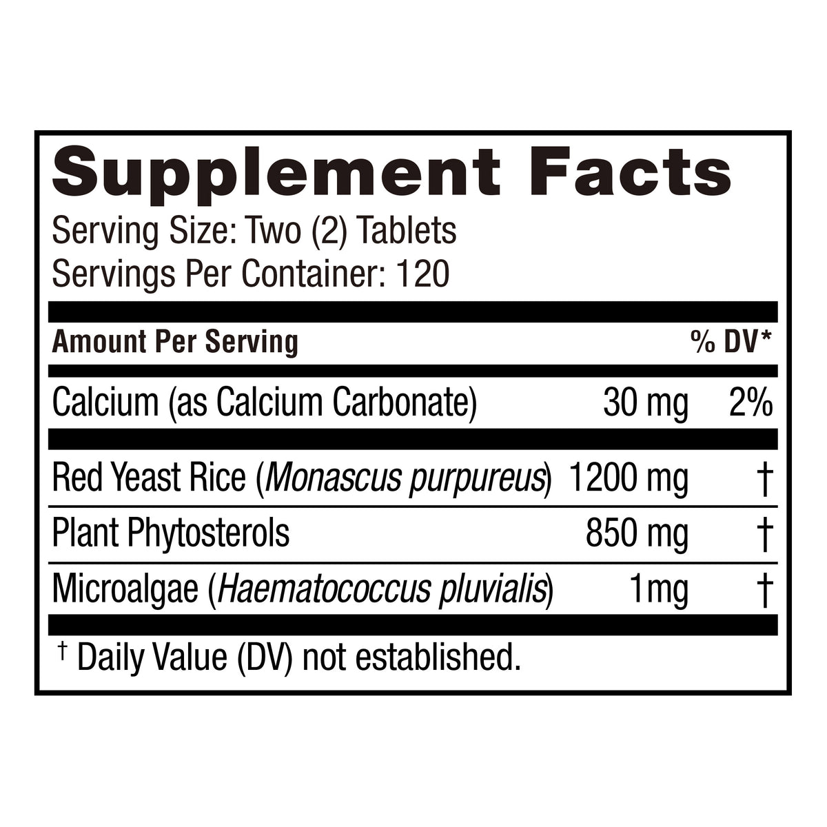 Weider Red Yeast Rice Plus 1200 mg, 240 Tablets
