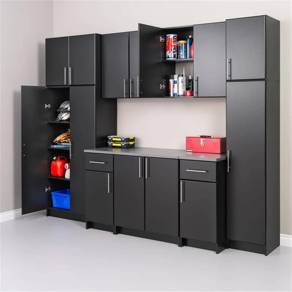 Home Square 2 Piece Wood Wall Cabinet Set in White