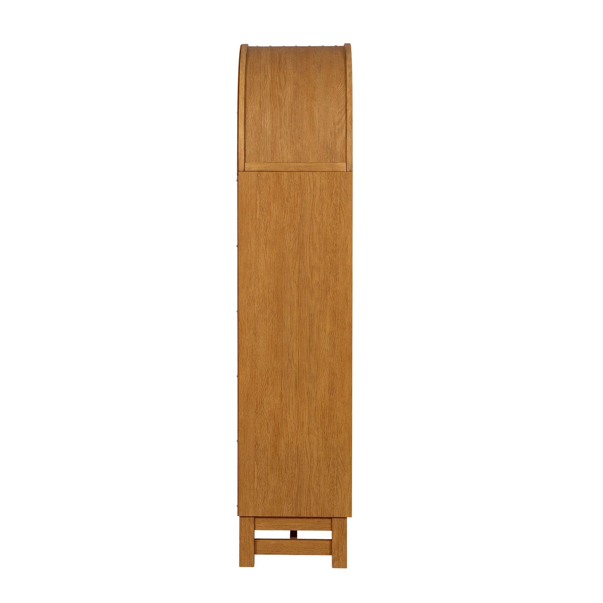 Better Homes & Gardens Juliet Open Arch Bookcase, Rich Black and Light Honey