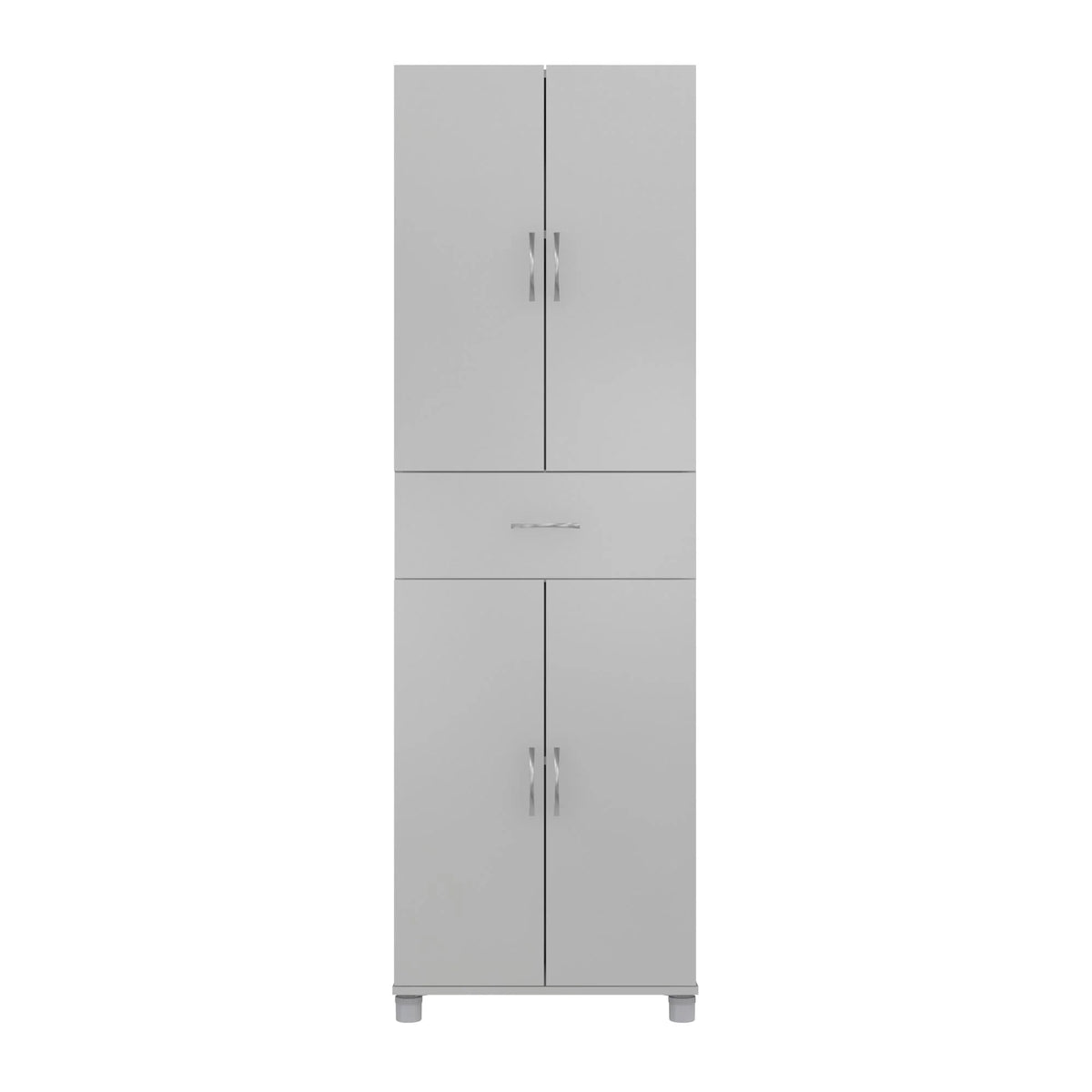 RealRooms Basin Storage Cabinet with Drawer, Kitchen Organizer, Dove Gray
