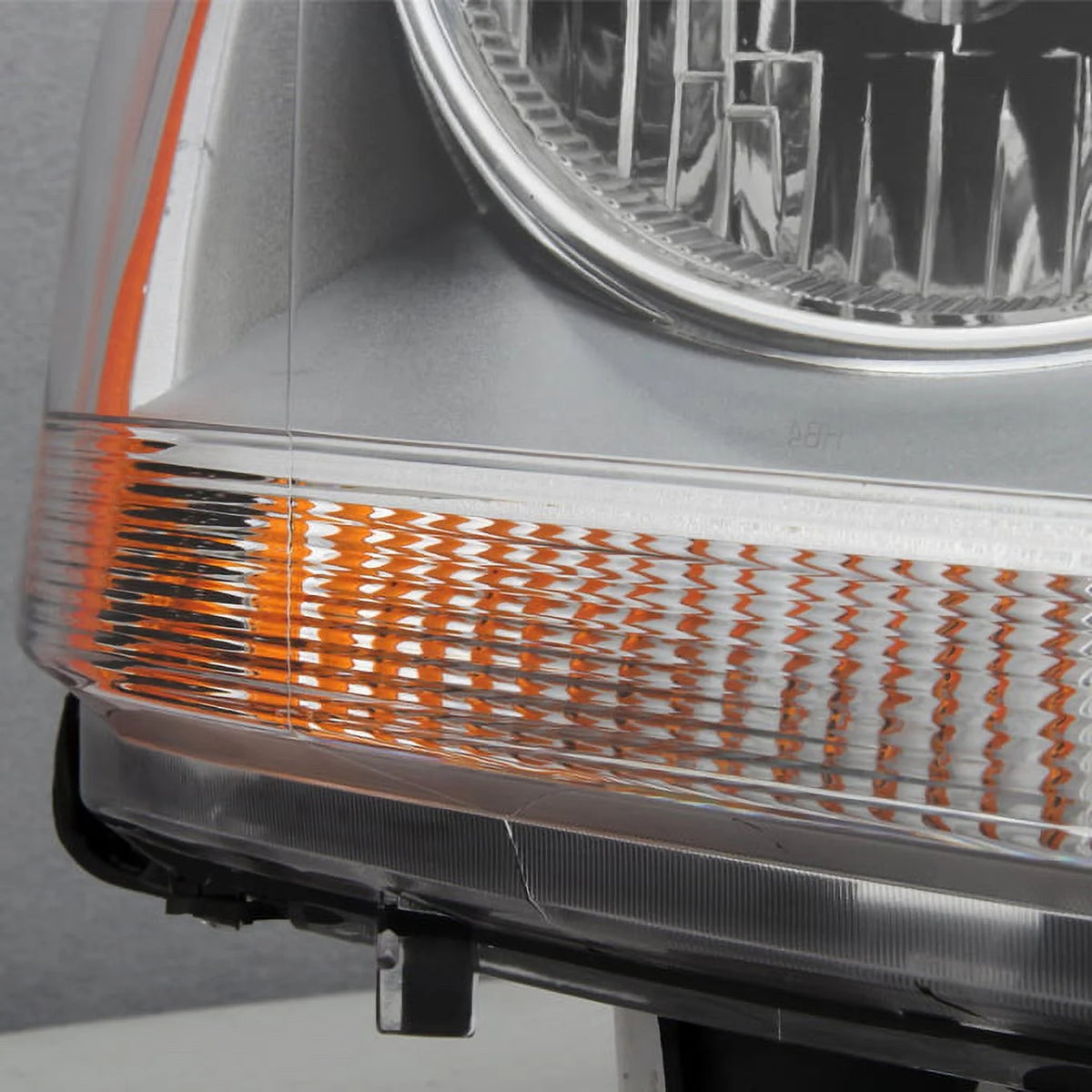 AKKON - For Dodge Avenger OE Replacement Chrome Bezel Headlights Driver/Passenger Head Lamps Pair New