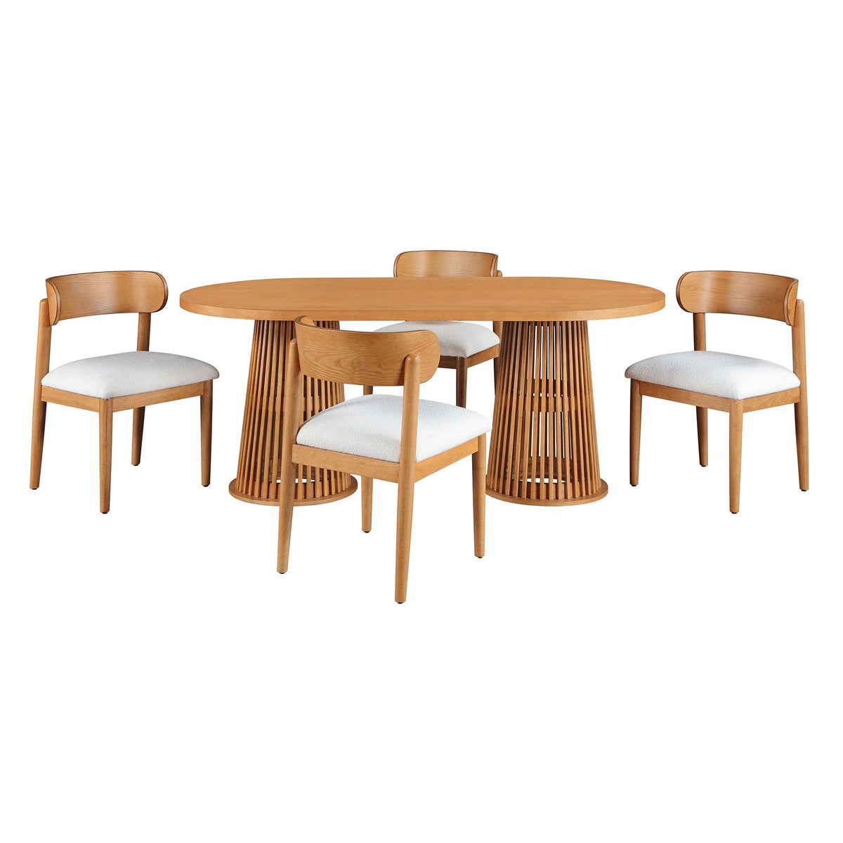 Beautiful by Drew Oval Dining Table, Rich Black
