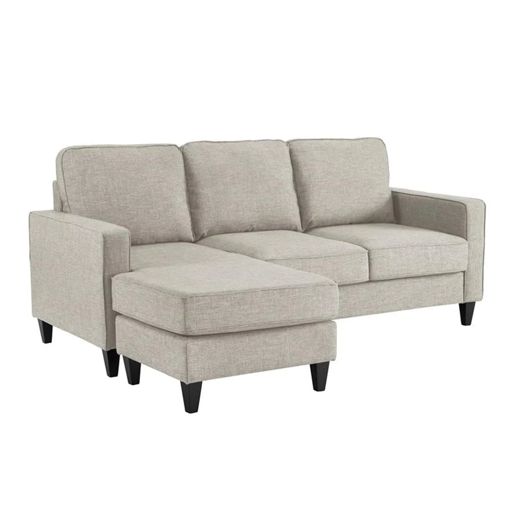 Serta Harmon Square Arm Sectional Navy Blue