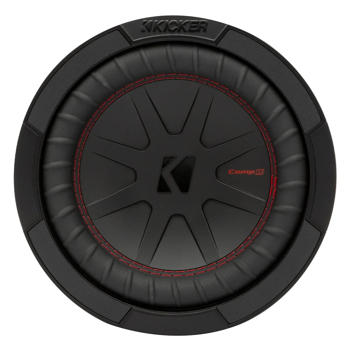 KICKER CompR 8 Inch Dual 4 Ohm DVC 600W Peak Power Car Audio Subwoofer