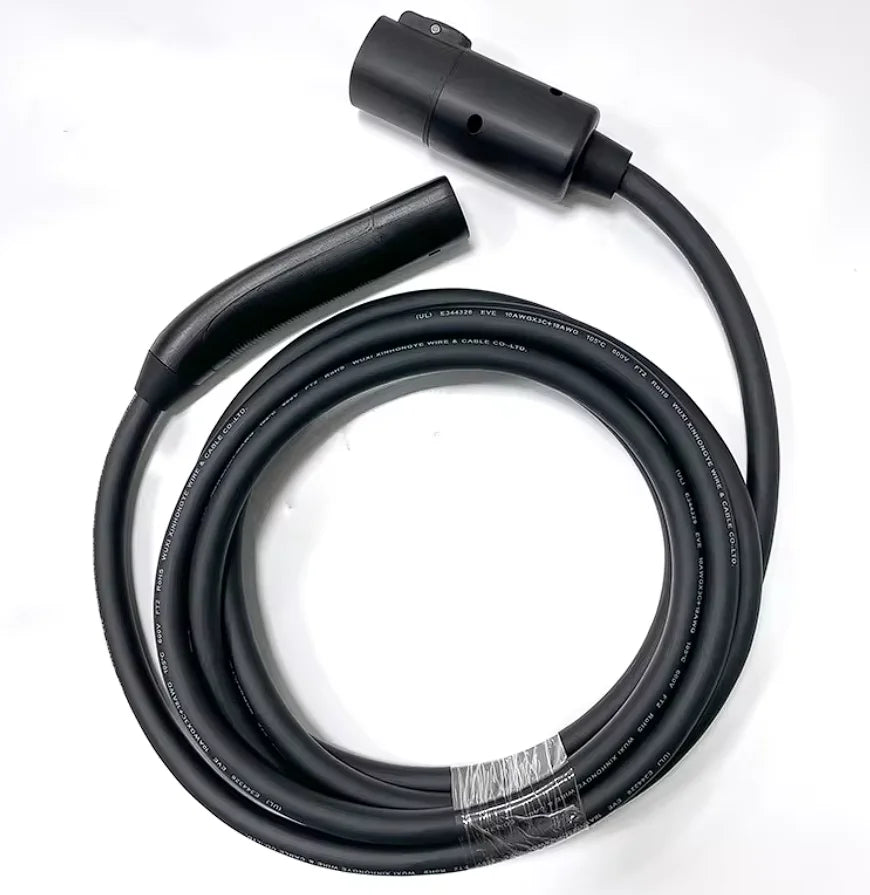 Tesla Charger Extension Cable16ft 11KW 48 Amp 240V with NACS-to-NACS Extension Cord for Tesla Level 1&2 Wall Charger