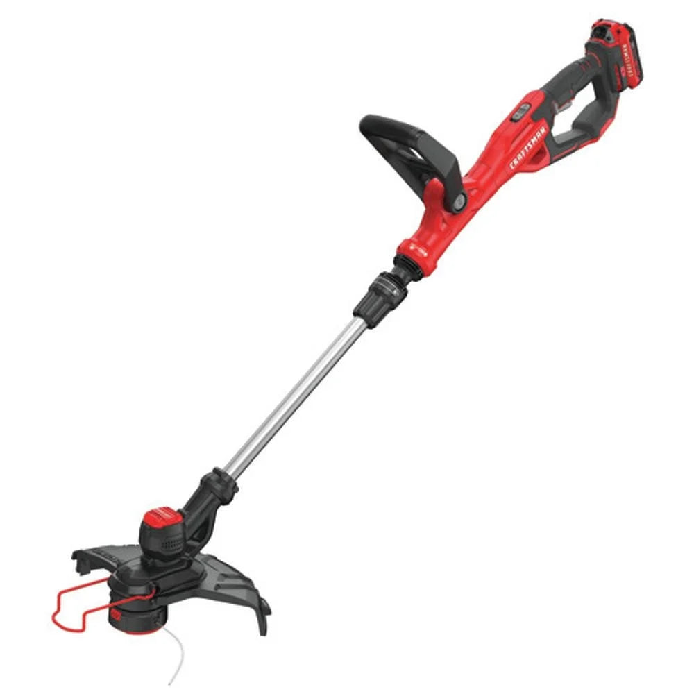 Restored Craftsman CMCST900D1R 20V WEEDWACKER Automatic Feed Lithium-Ion 13 in. Cordless String Trimmer/Edger Kit (2 Ah) (Refurbished)