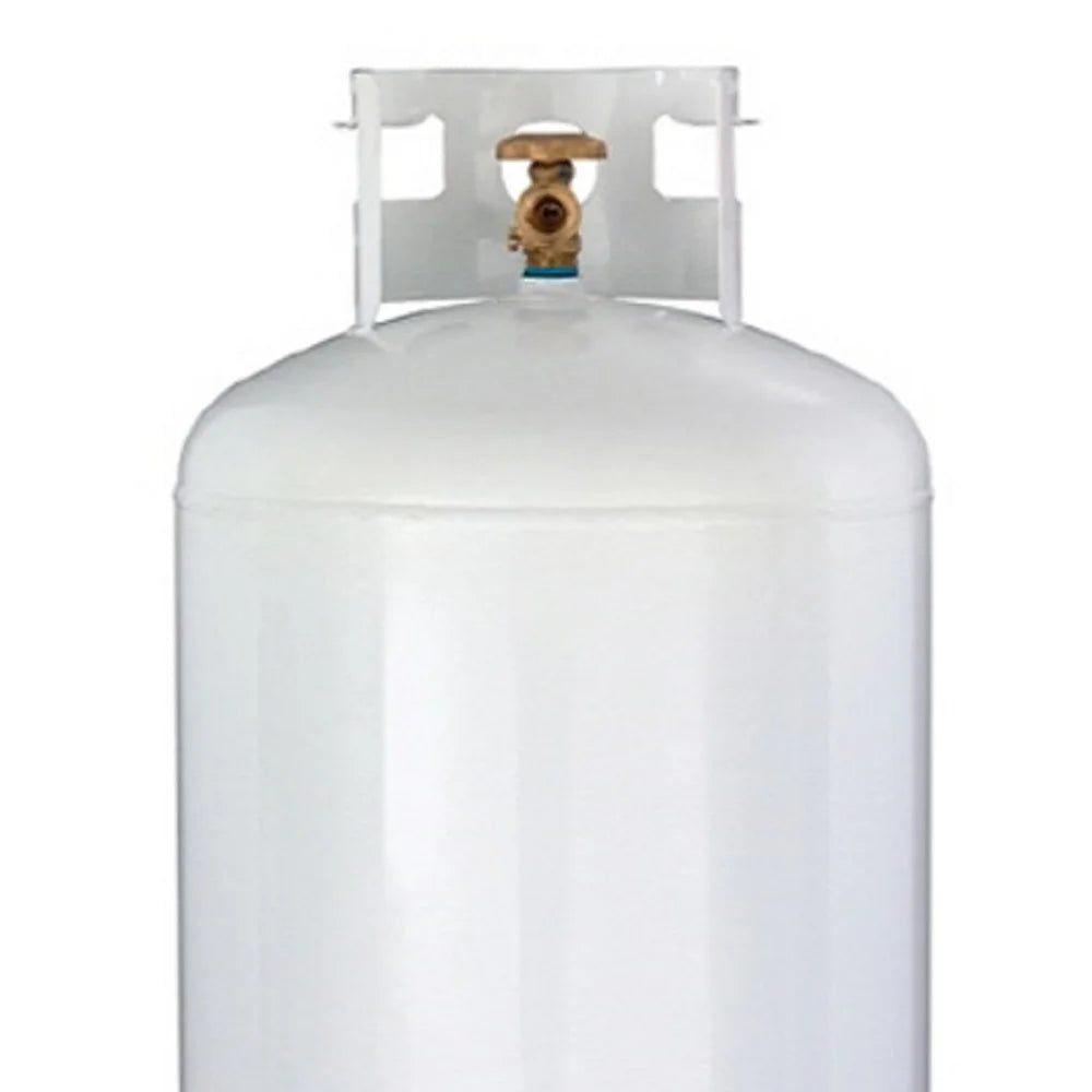 New 100 lb Steel Propane Tank with POL Valve - Ships Empty