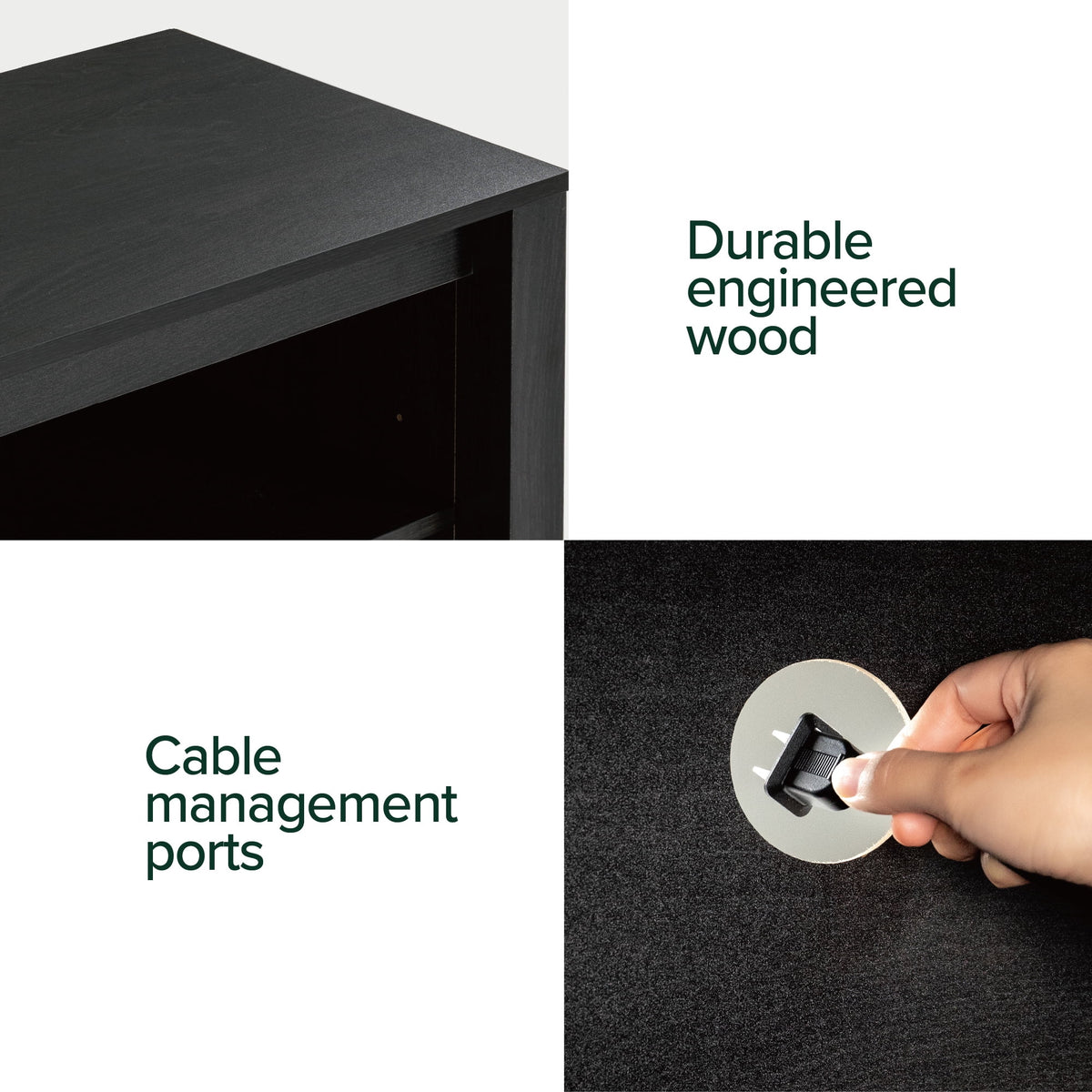 Zinus Camden TV Stand for TVs up to 65", Espresso