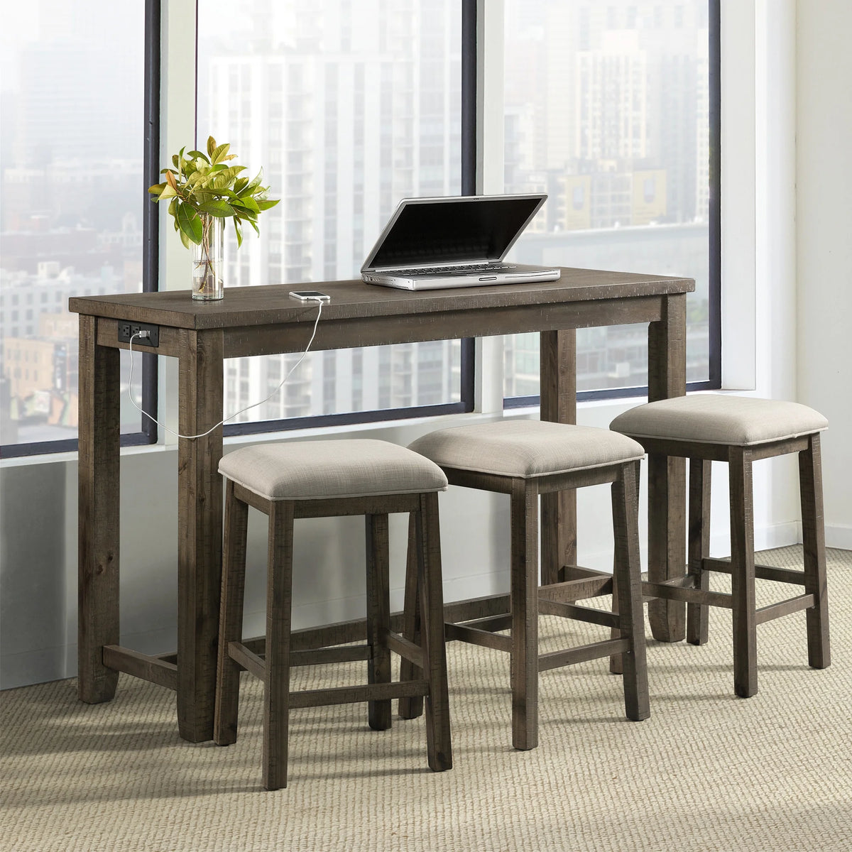 Picket House Furnishings Drew Multipurpose Bar Table Set