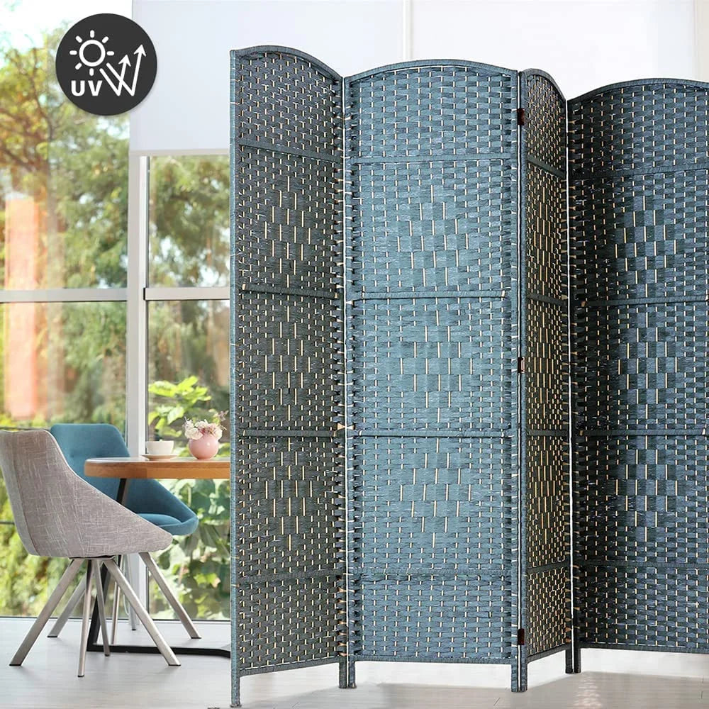 Jostyle Room Divider 6ft. Tall Extra Wide Privacy Screen, Folding Privacy Screens Freestanding Nature