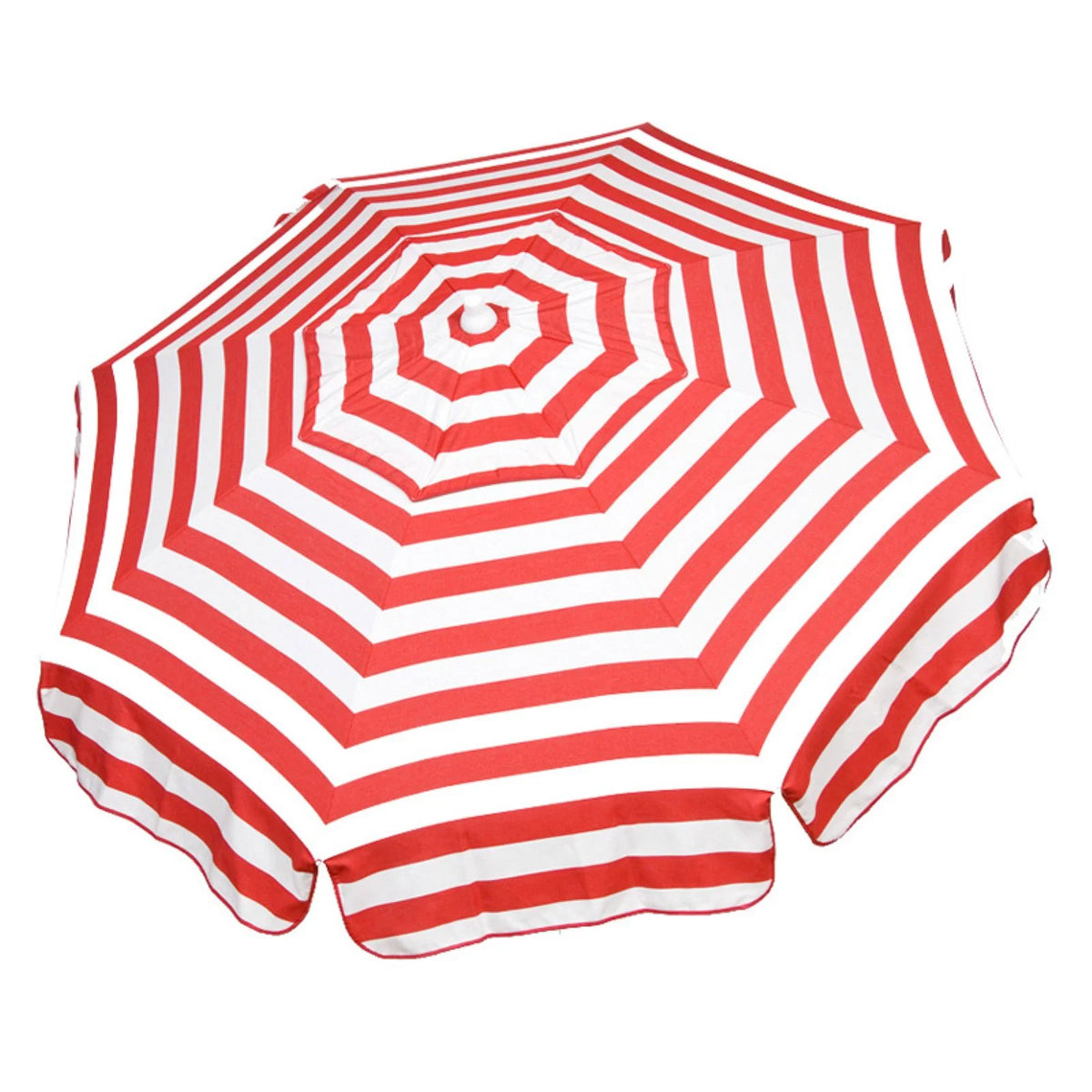 DestinationGear 6 ft. Aluminum Italian Stripe Patio Umbrella